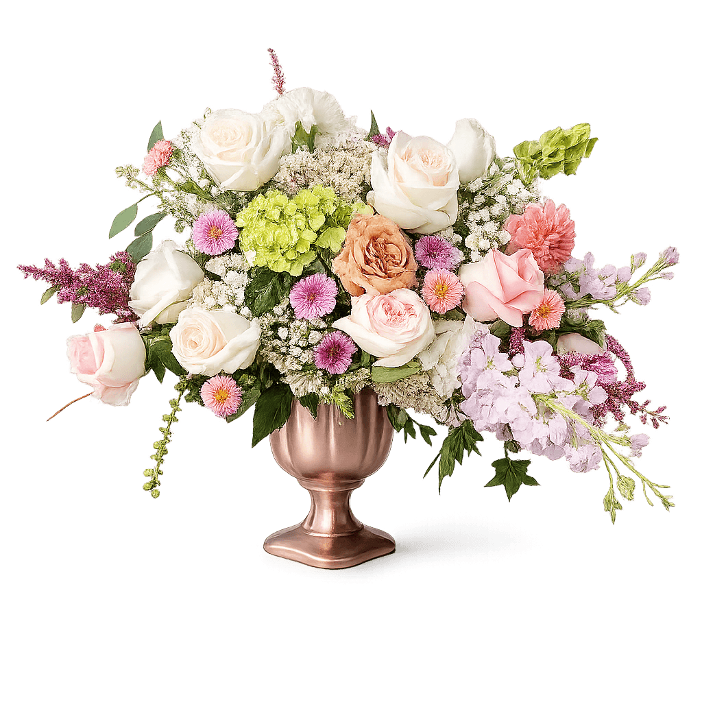 Ivory Reverie — Anniversary floral arrangement by Afuvai Floral Society