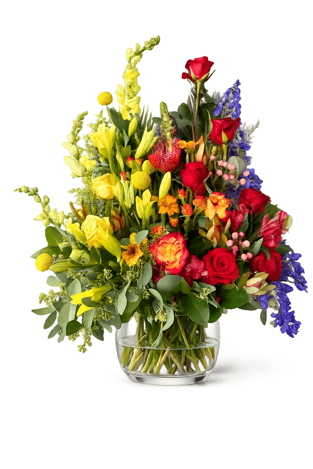 Primary Burst — Everyday floral arrangement by Afuvai Floral Society