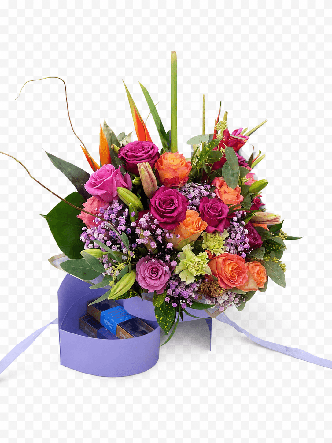 Tropical Bliss Box — Birthday floral arrangement by Afuvai, Las Vegas, NV